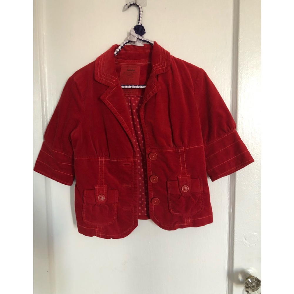 Anthropologie Louie cropped blazer